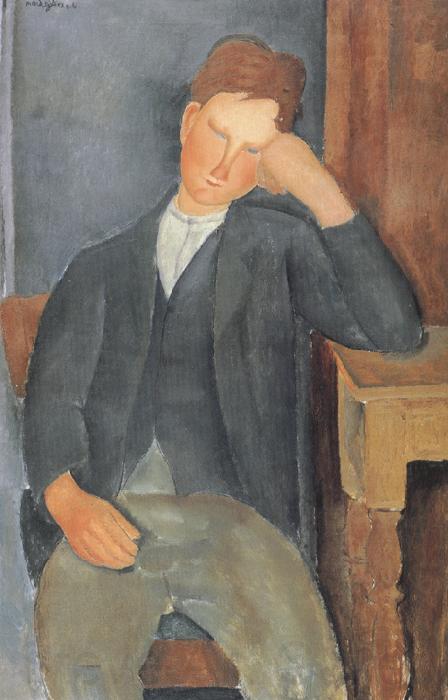 Amedeo Modigliani The Young Apprentice (mk39) Norge oil painting art